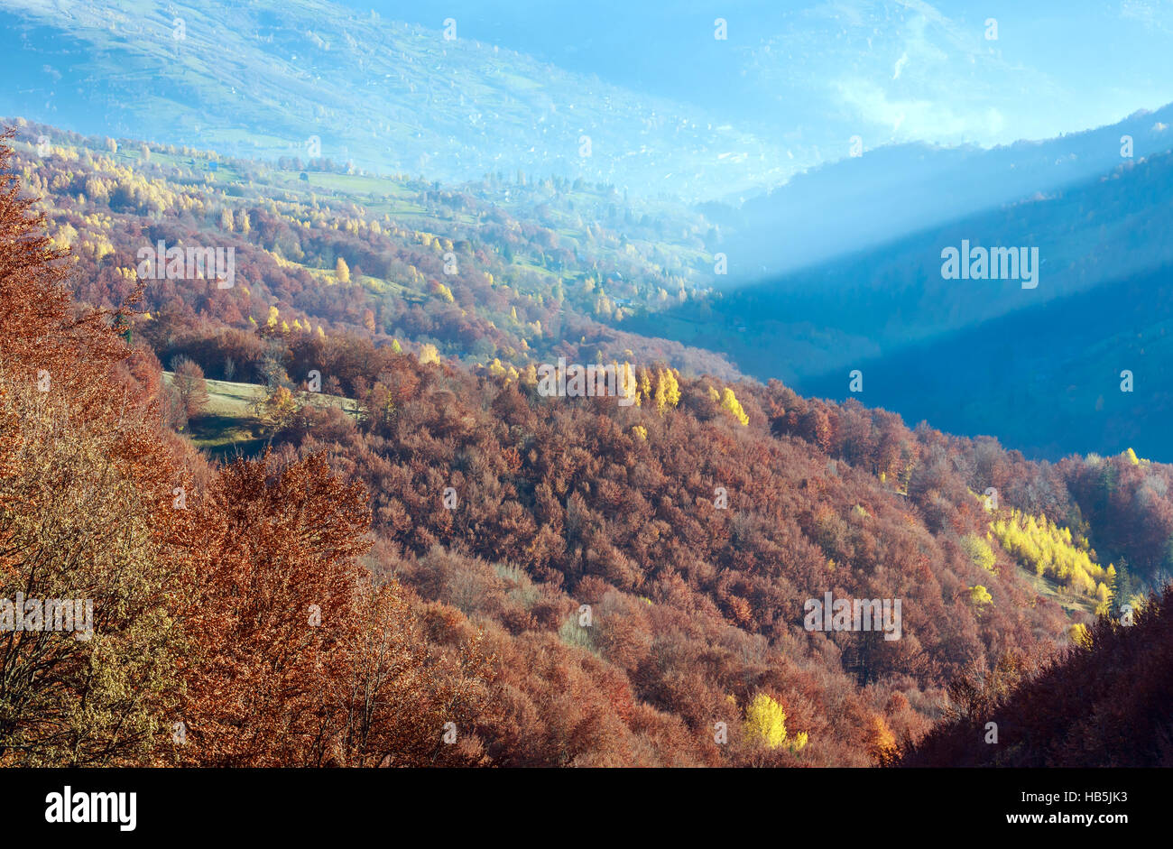 Golden autumn in mountain Stock Photo - Alamy