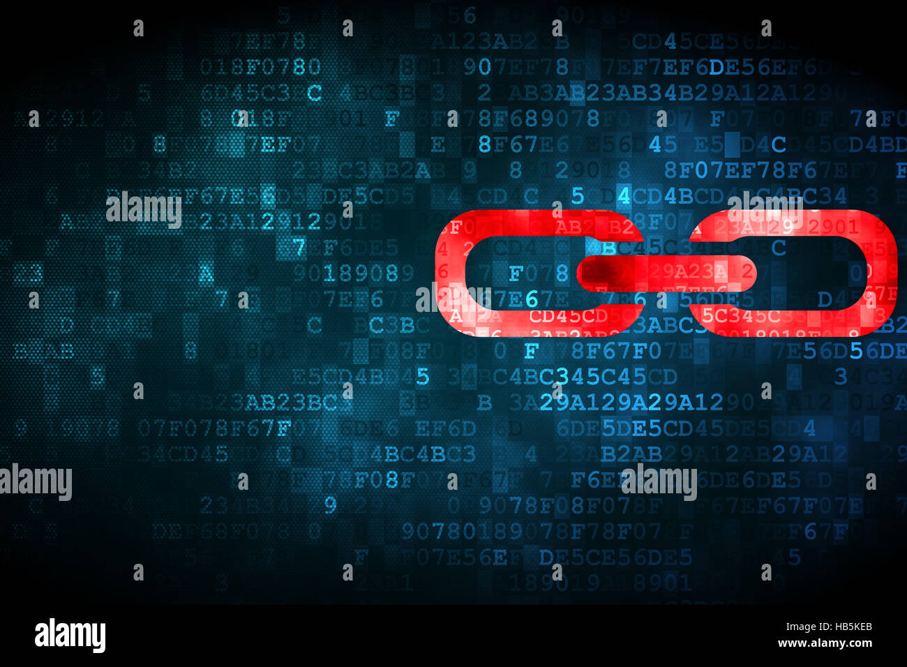 Web development concept: Link on digital background Stock Photo - Alamy