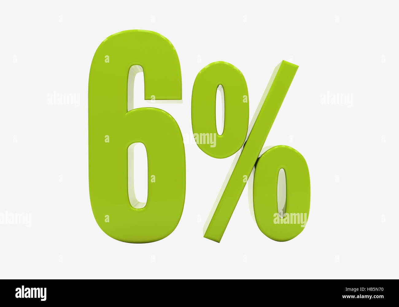 Percentage sign Stock Photo