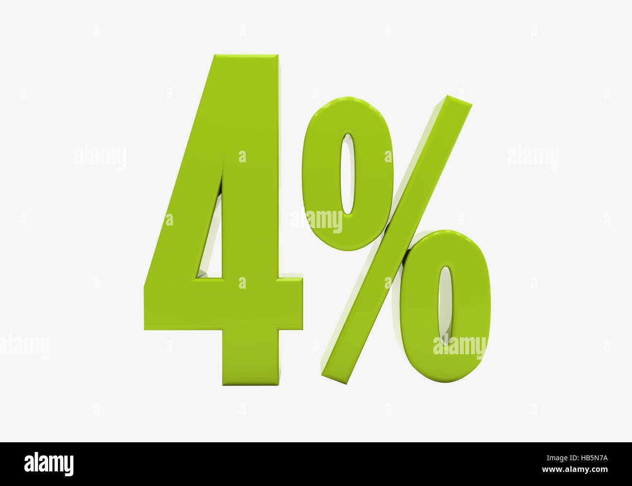 Percentage sign Stock Photo
