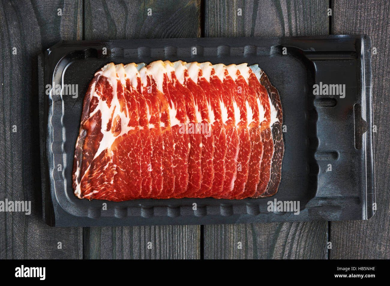 Dried pork meat Stock Photo Alamy