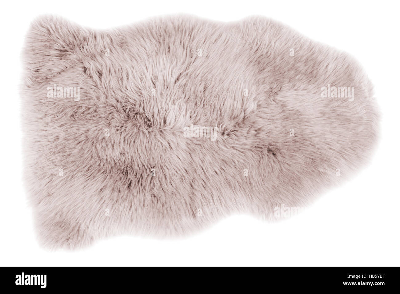 Sheepskin isolated on white Stock Photo - Alamy