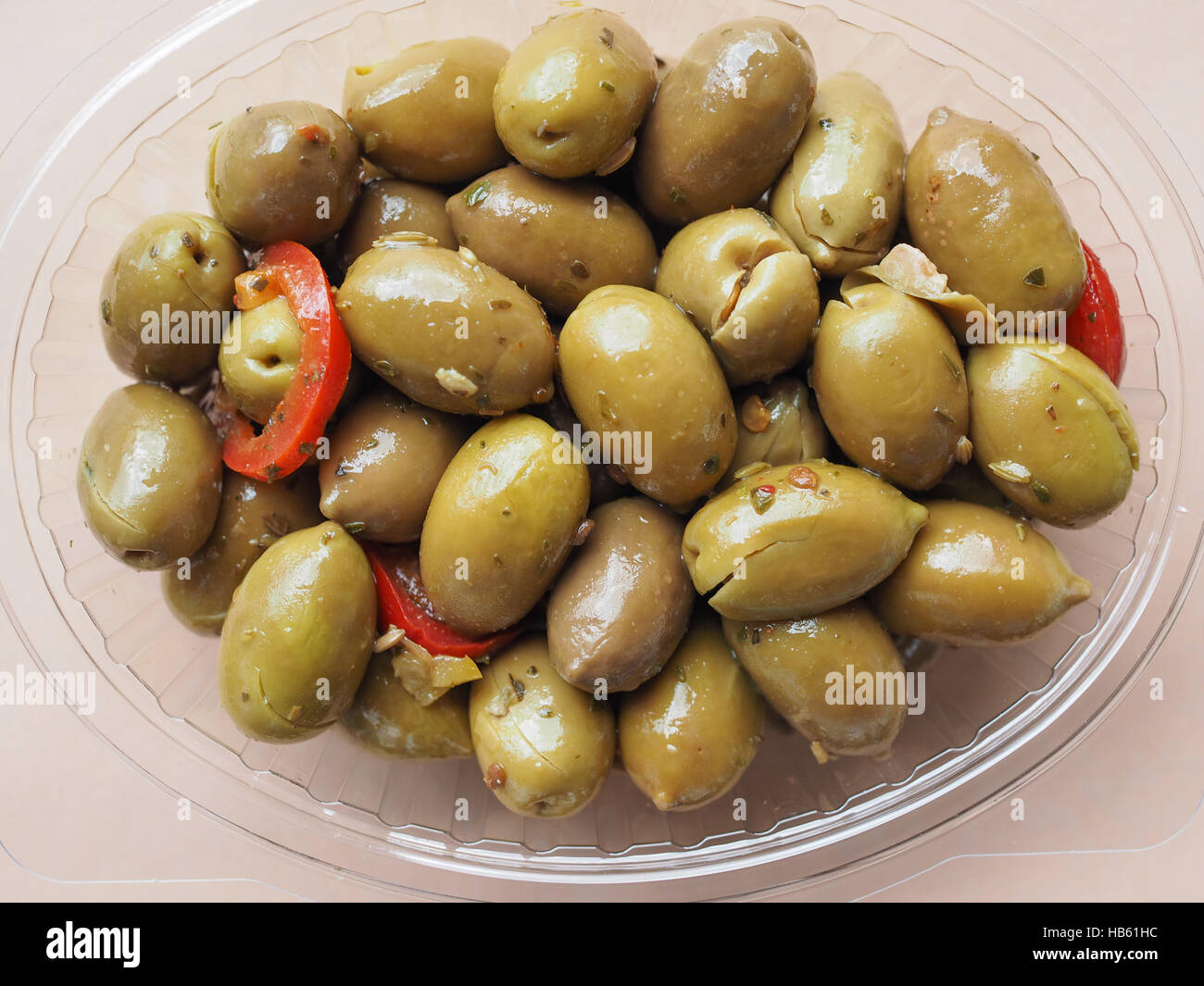 Green olives vegetables Stock Photo Alamy