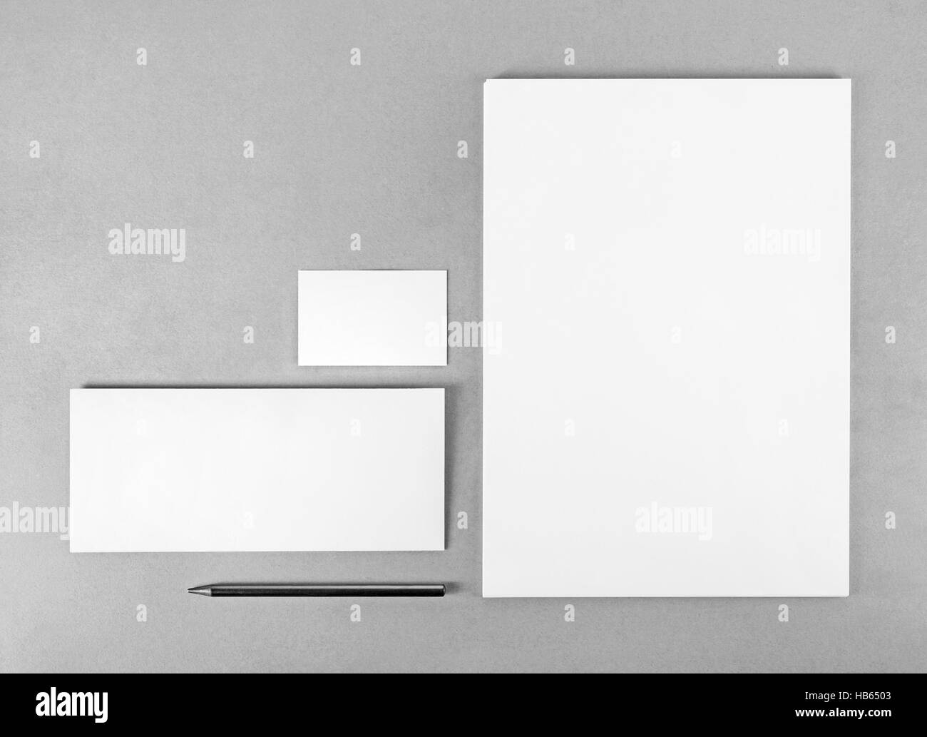 Blank Stationery Set Stock Photo Alamy blank-stationery-set-stock-photo-alamy