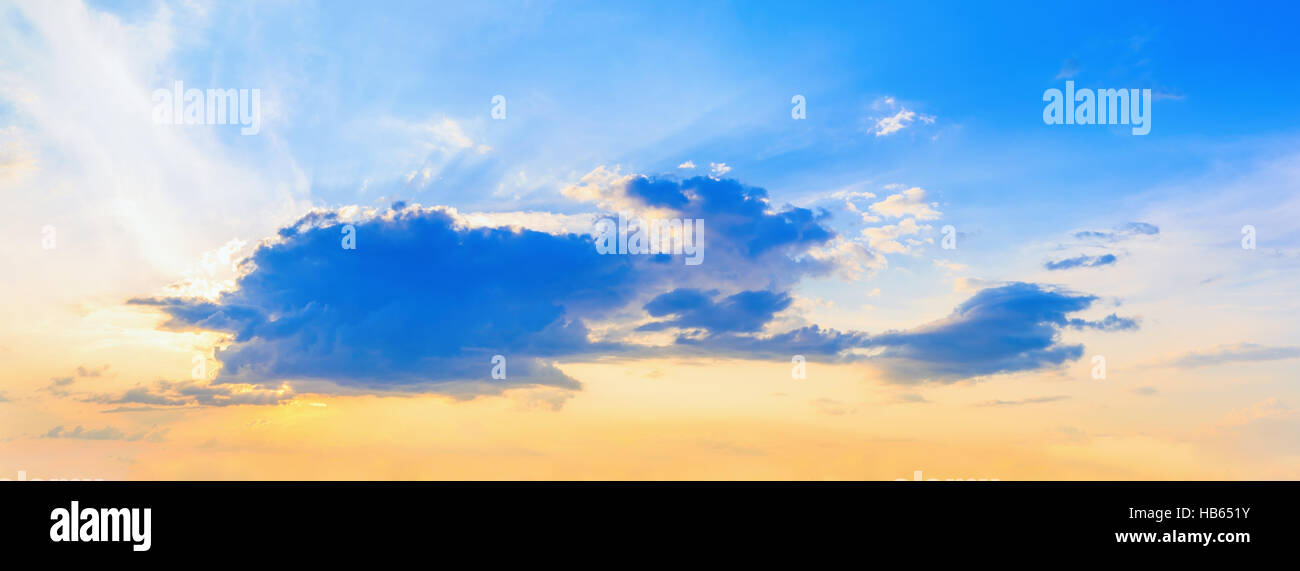 Sunset sky background Stock Photo - Alamy