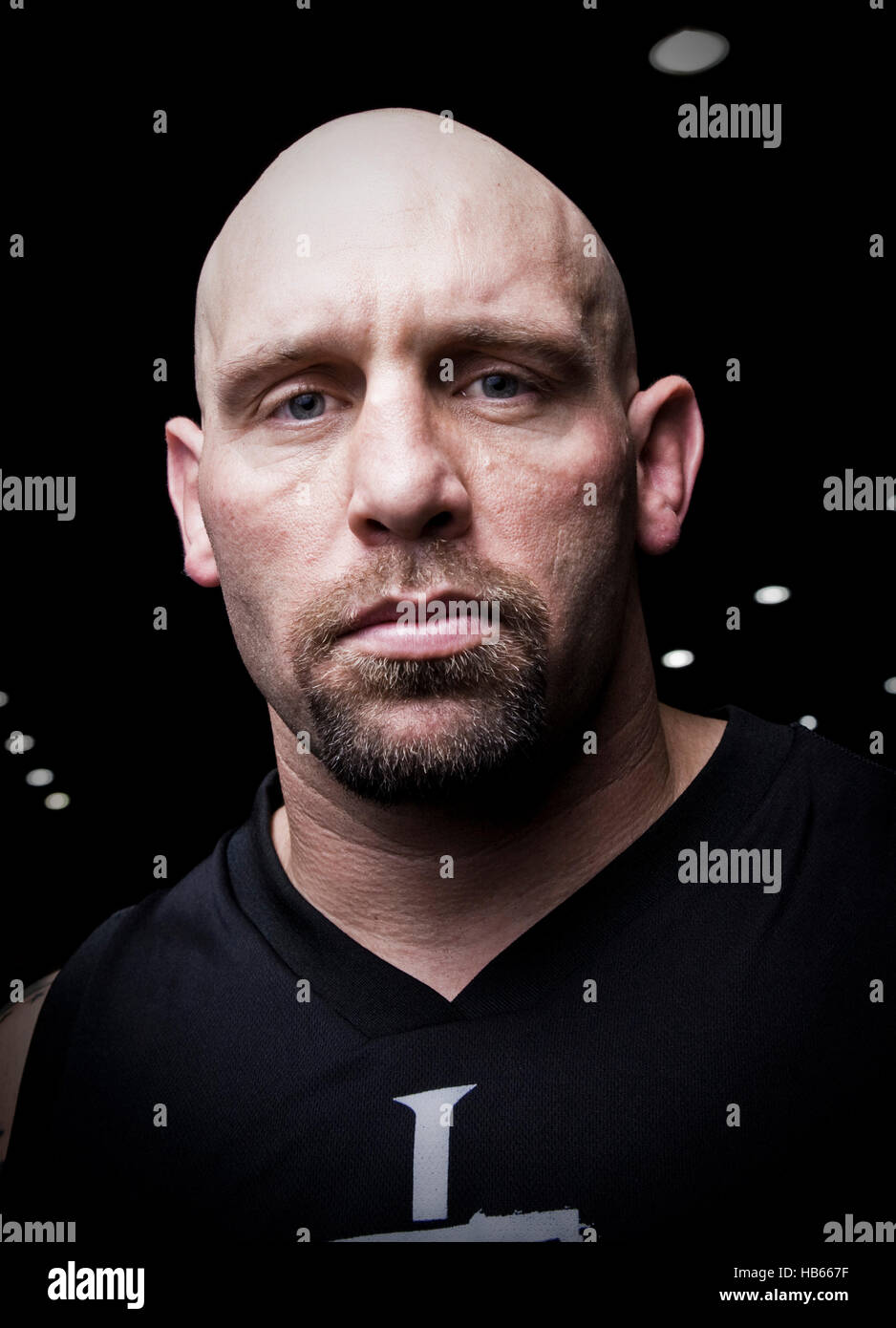 UFC fighter Shane Carwin during a portrait session before UFC 116 on