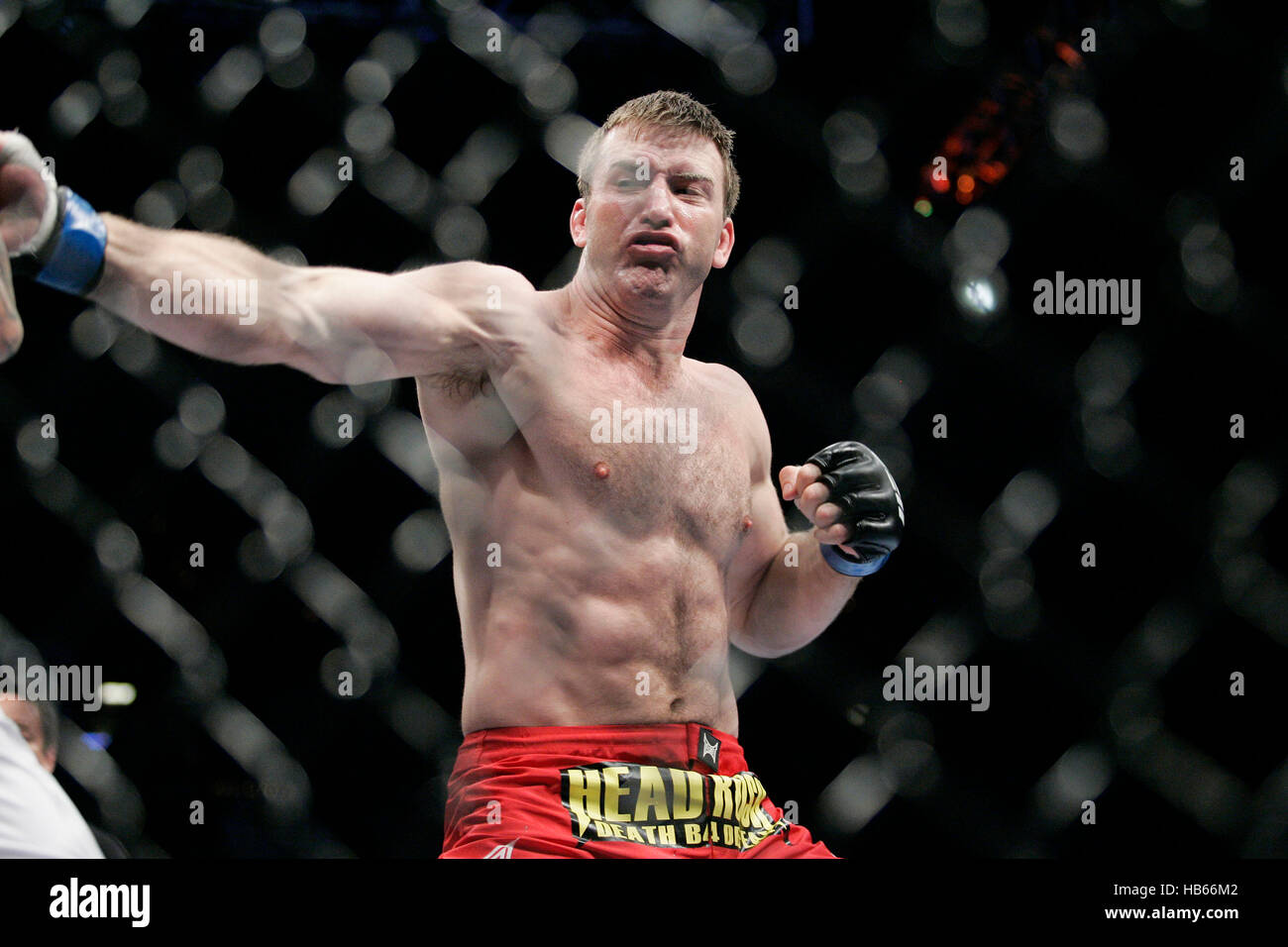 UFC fighter Stephan Bonnar during his fight with Krzysztof Soszynski at ...