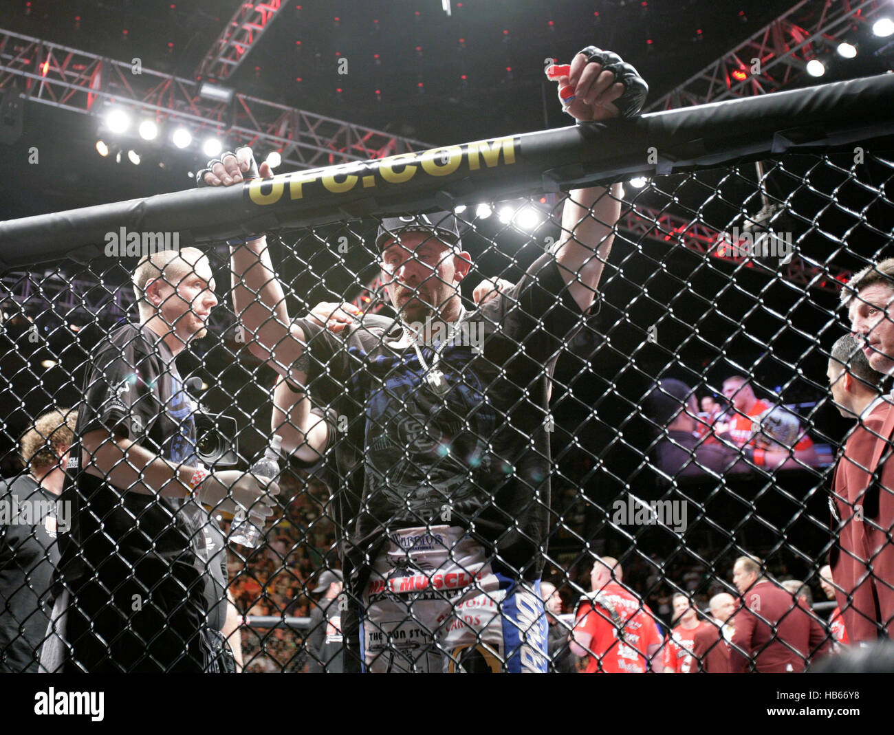 UFC fighter Shane Carwin after losing to Brock Lesnar at UFC 116 at the