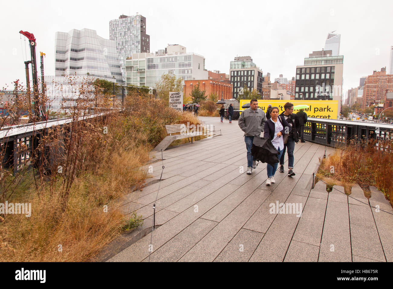 High Line park, Chelsea, New York City, United States of America Stock