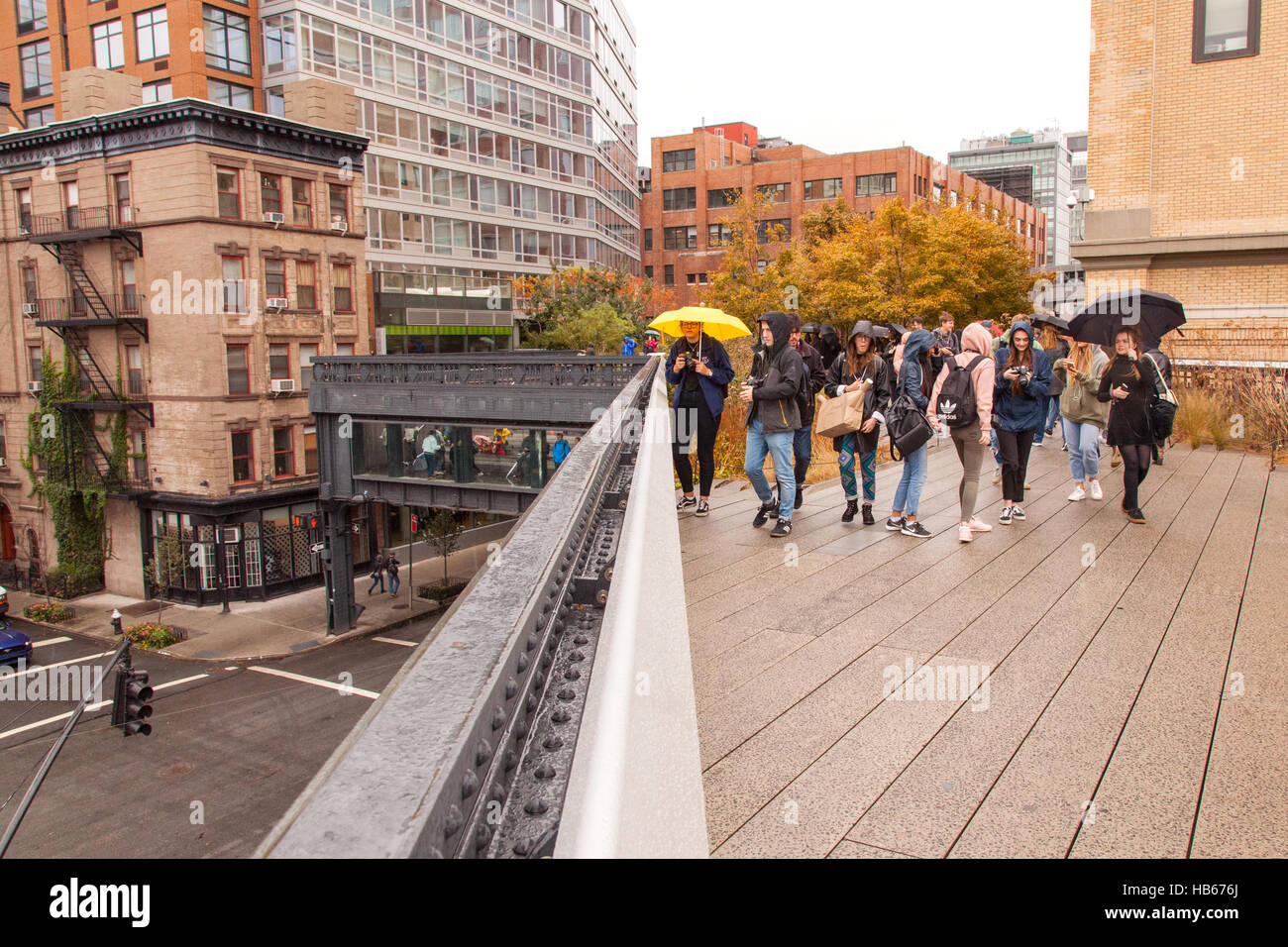 High Line park, Chelsea, New York City, United States of America Stock