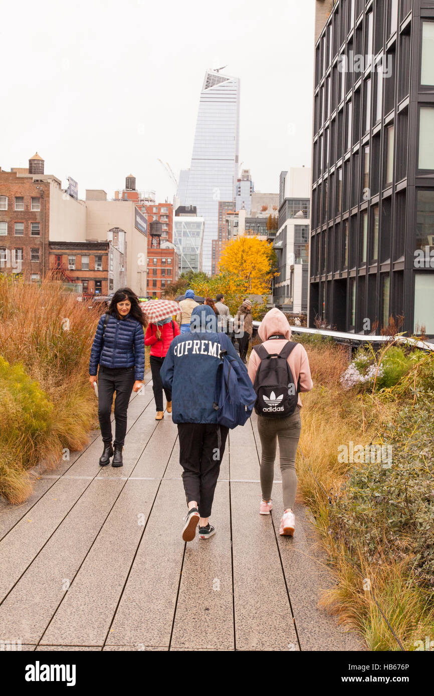 High Line park, Chelsea, New York City, United States of America Stock