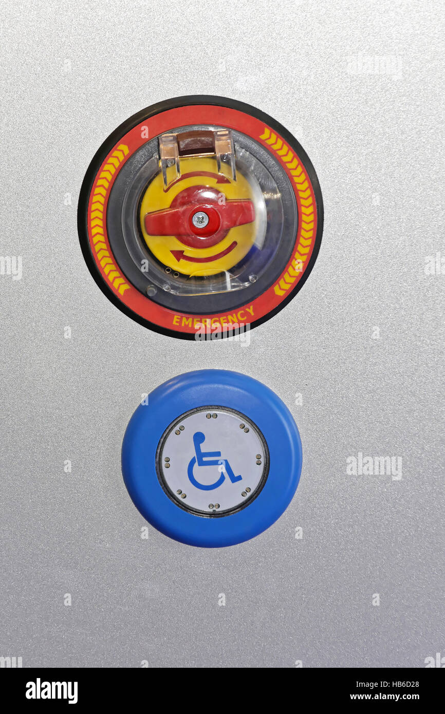 Handicap Button Stock Photo