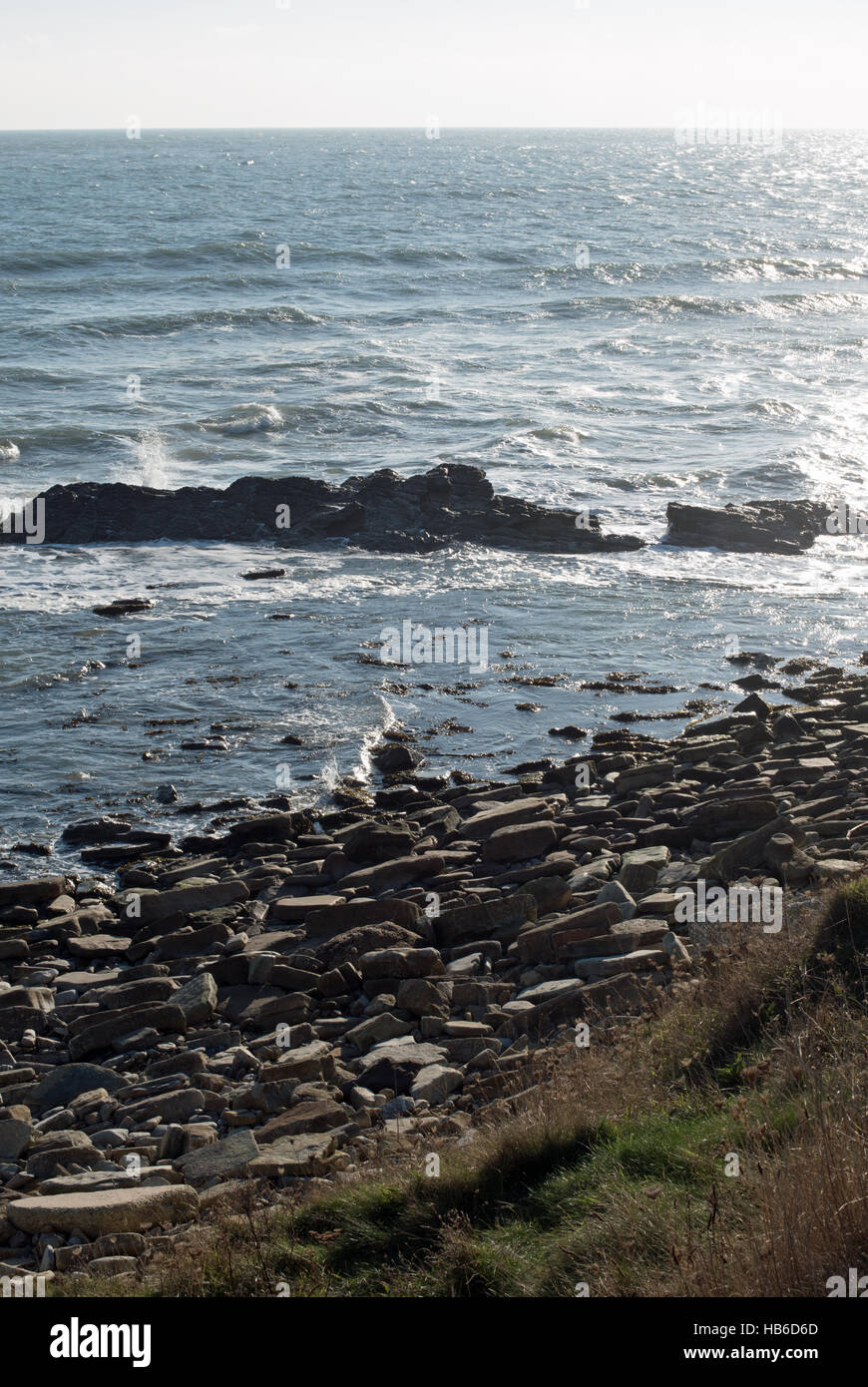 The foreshore at Peveril Point, Swanage, Dorset Stock Photo Alamy