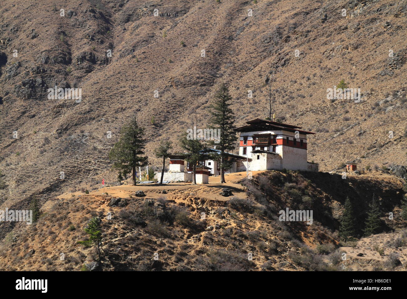 Small temple on the mountain Stock Photo - Alamy