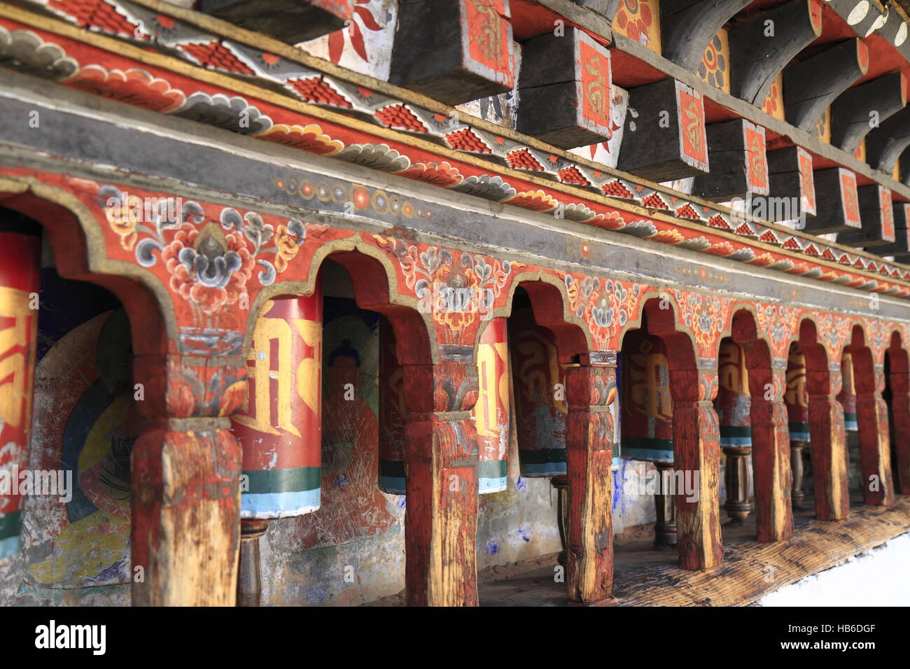 Kyichu Lhakhang, Bhutan Stock Photo