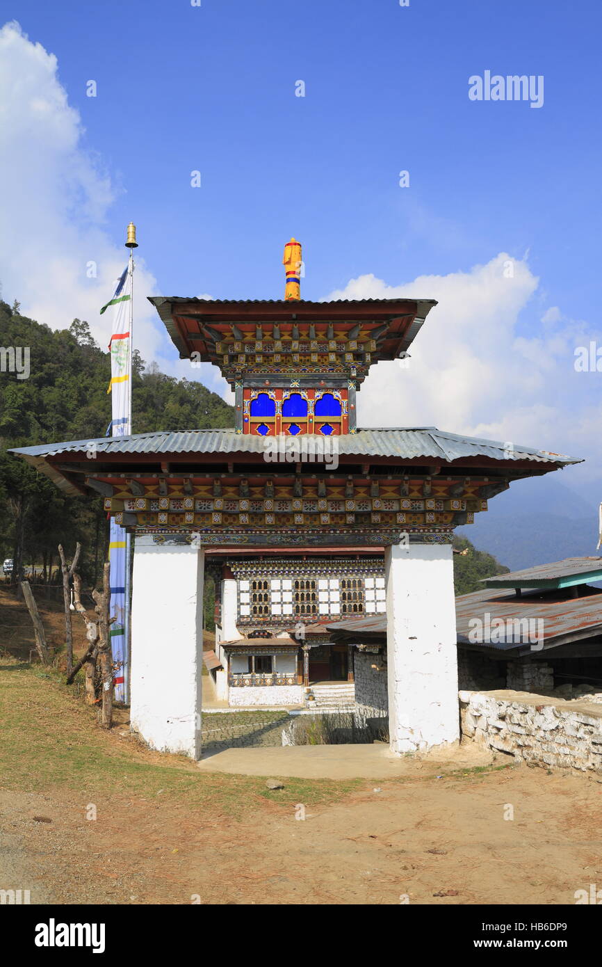 Old monastery near Mongar Stock Photo Alamy