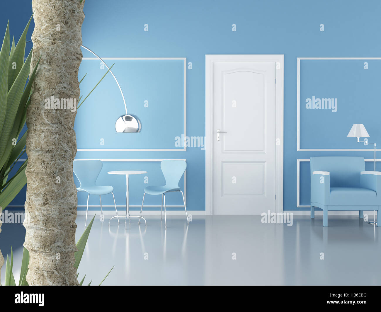 Modern art interior domestic hi-res stock photography and images - Alamy