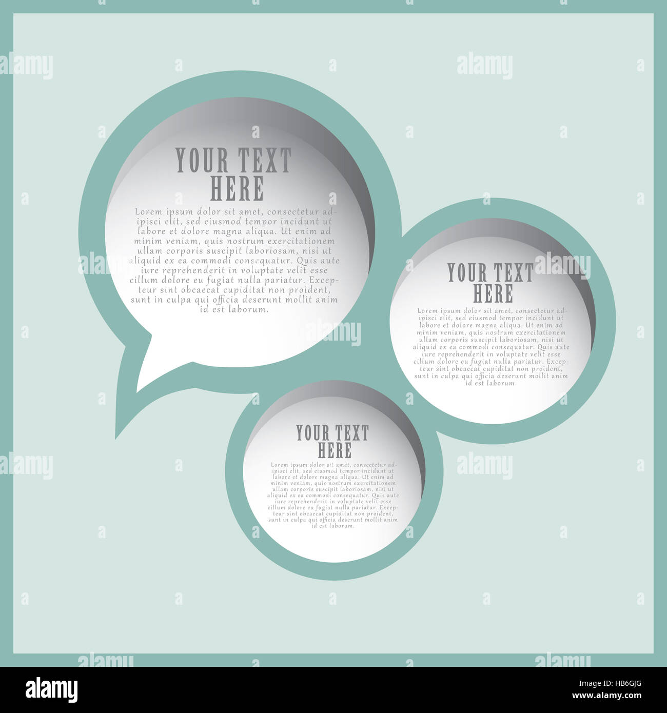 Speech bubble green Stock Photo - Alamy