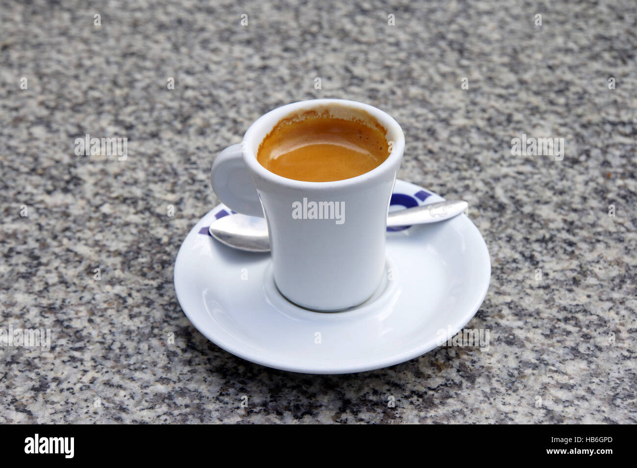 Tasse mit Espresso Stock Photo