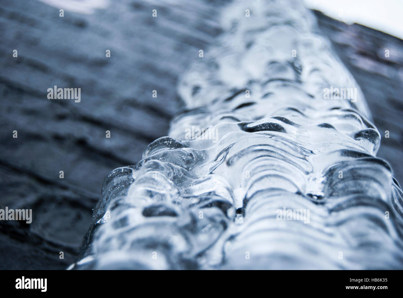 Icicle - taken in Berlin Stock Photo