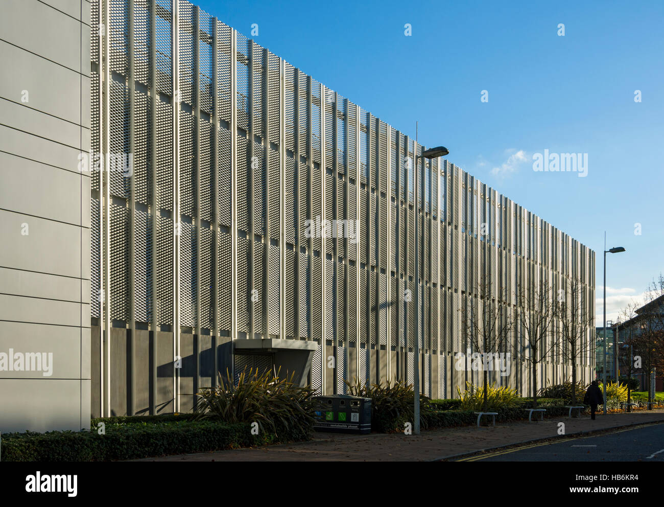 Multistorey car park at the Manchester Metropolitan University Birley