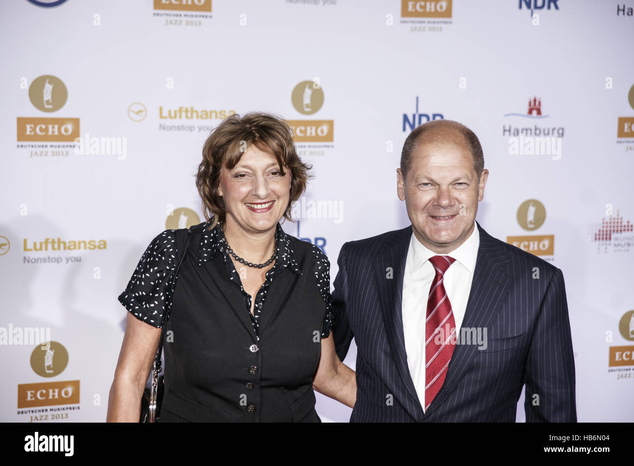 Olaf Scholz und Britta Ernst Stock Photo