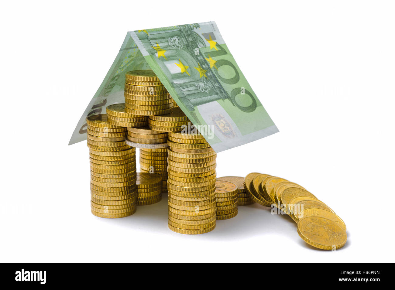 damage and crisis of Euro and Europe Stock Photo