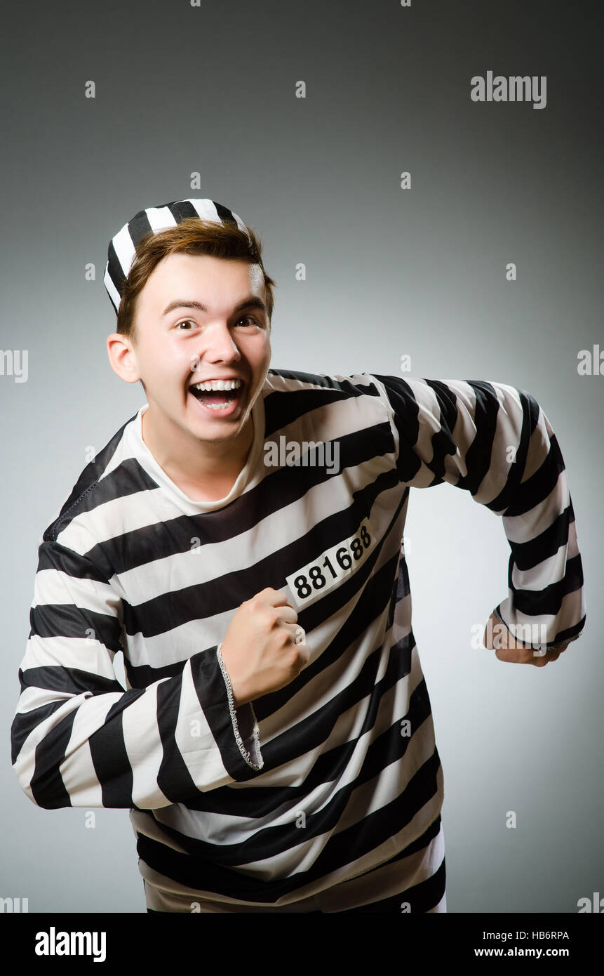Funny prisoner in prison concept hi-res stock photography and images - Alamy