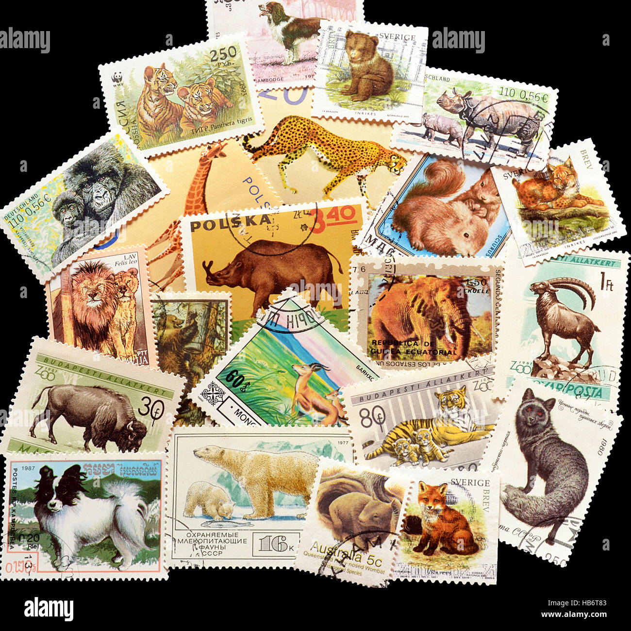 Animal Stamps Jigsaw Puzzle