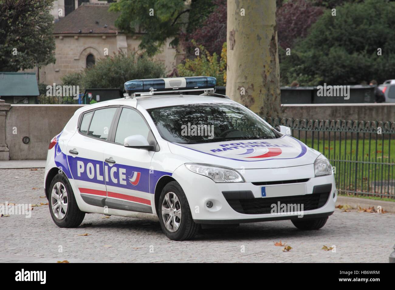 Police Car Stock Photo