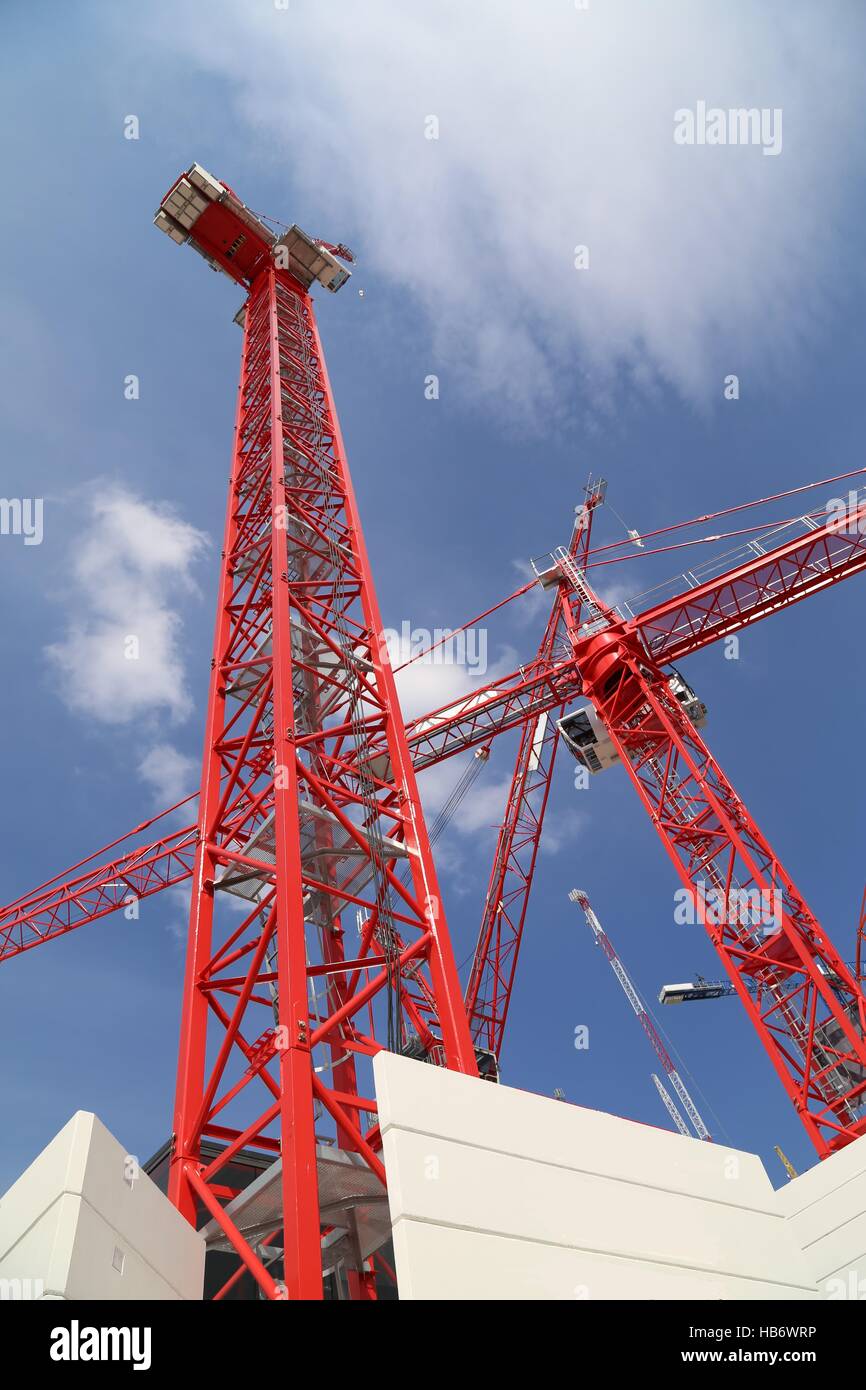 tower crane Stock Photo