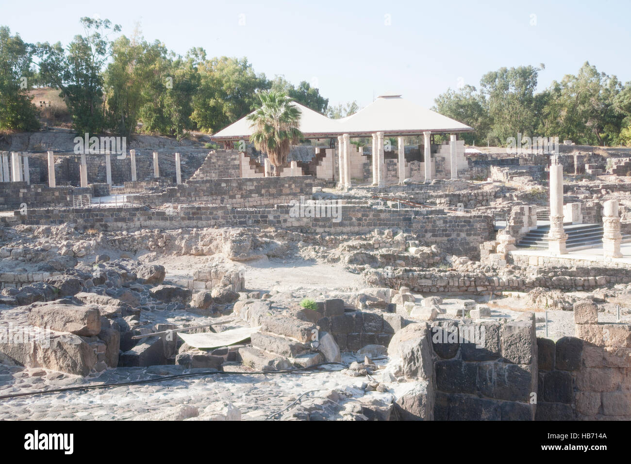 Israel, the North, Bet She'an National Park, ancient city of Bet She'an ...