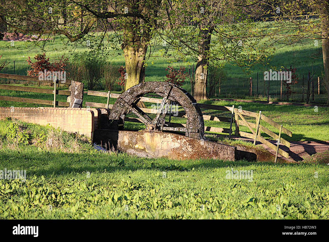 Waterwheel Stock Photo - Alamy