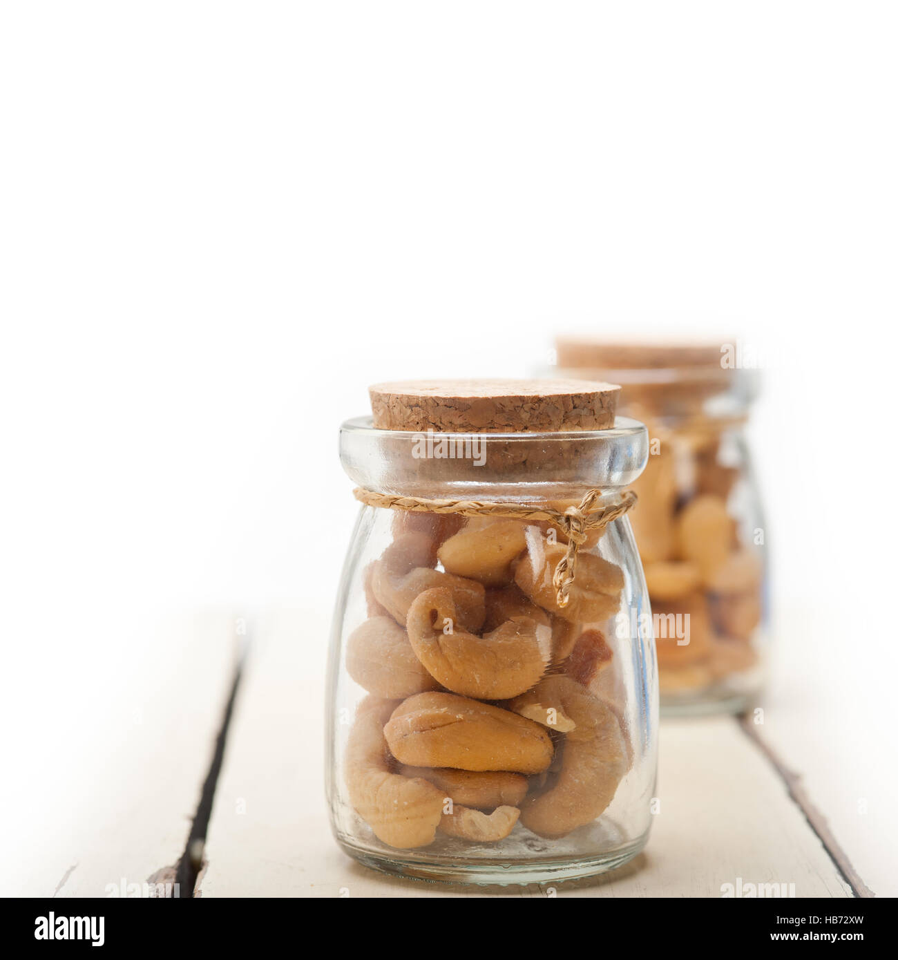 cashew nuts on a glass jar Stock Photo - Alamy