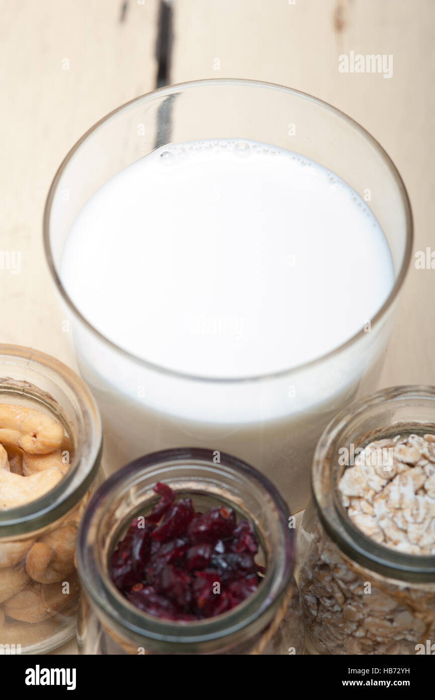 healthy breakfast ingredients Stock Photo - Alamy