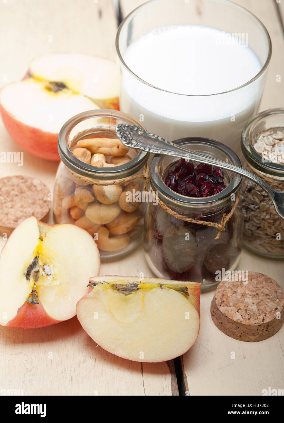healthy breakfast ingredients Stock Photo - Alamy