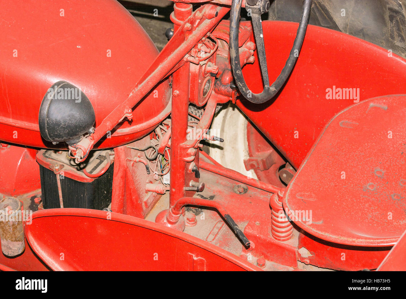 Age tractor, detail. Stock Photo