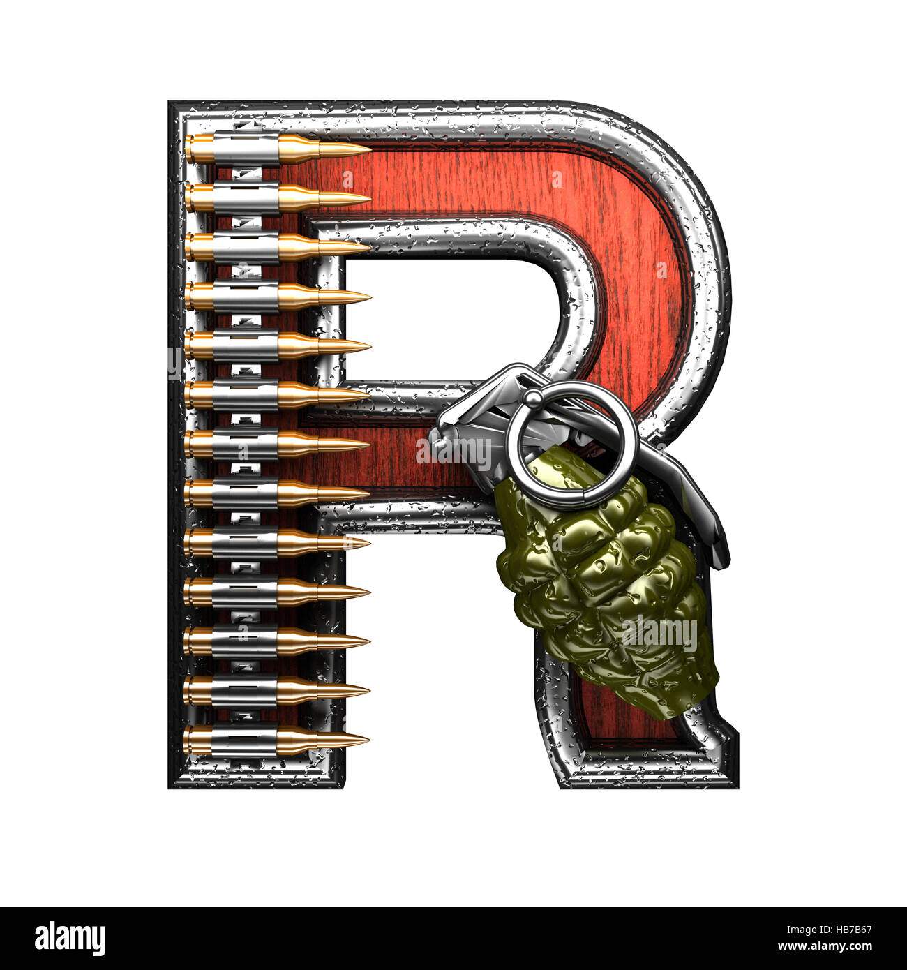 r military letter. 3D illustration Stock Photo Alamy