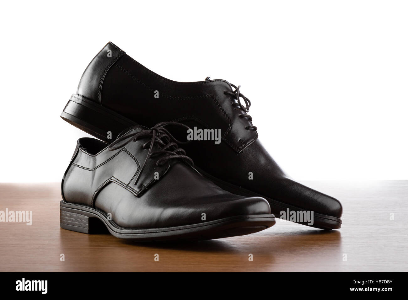black shoes on the floor Stock Photo - Alamy