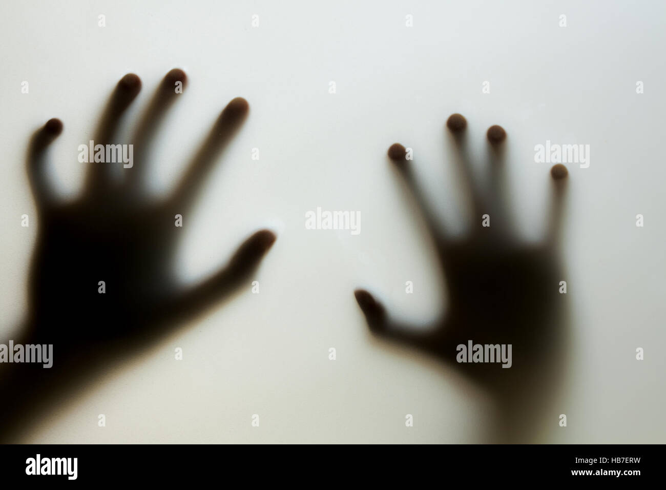 Silhouette of a hand, blur Stock Photo - Alamy