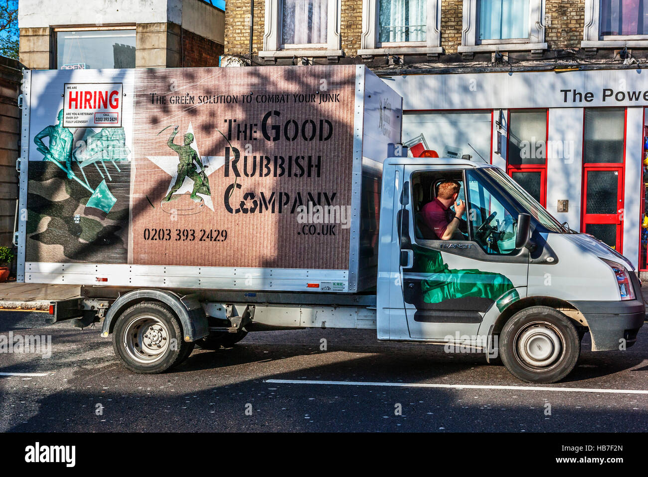 The Good Rubbish Company Waste Collection Truck, London Stock Photo Alamy