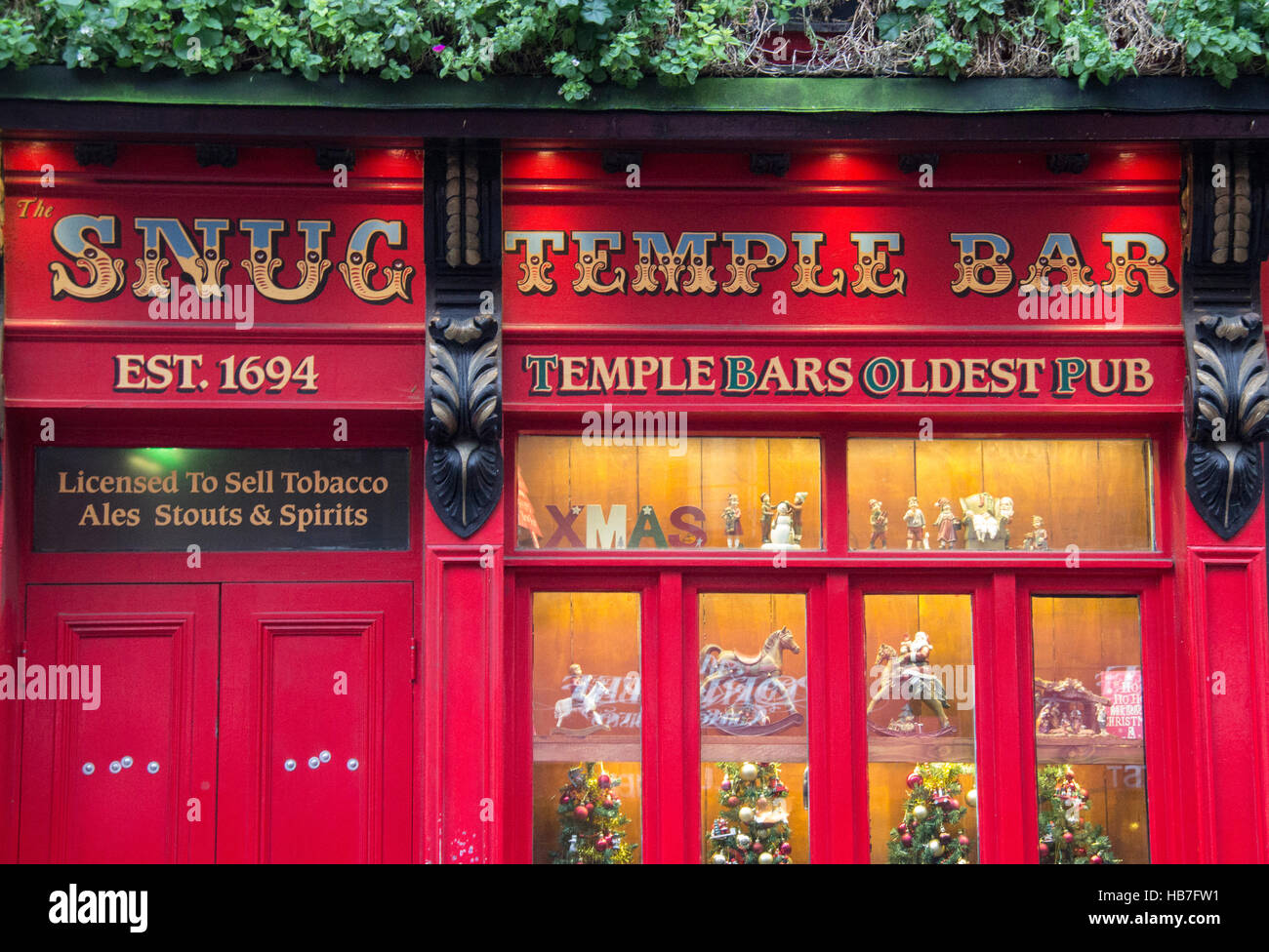 Temple bar Snug. Stock Photo