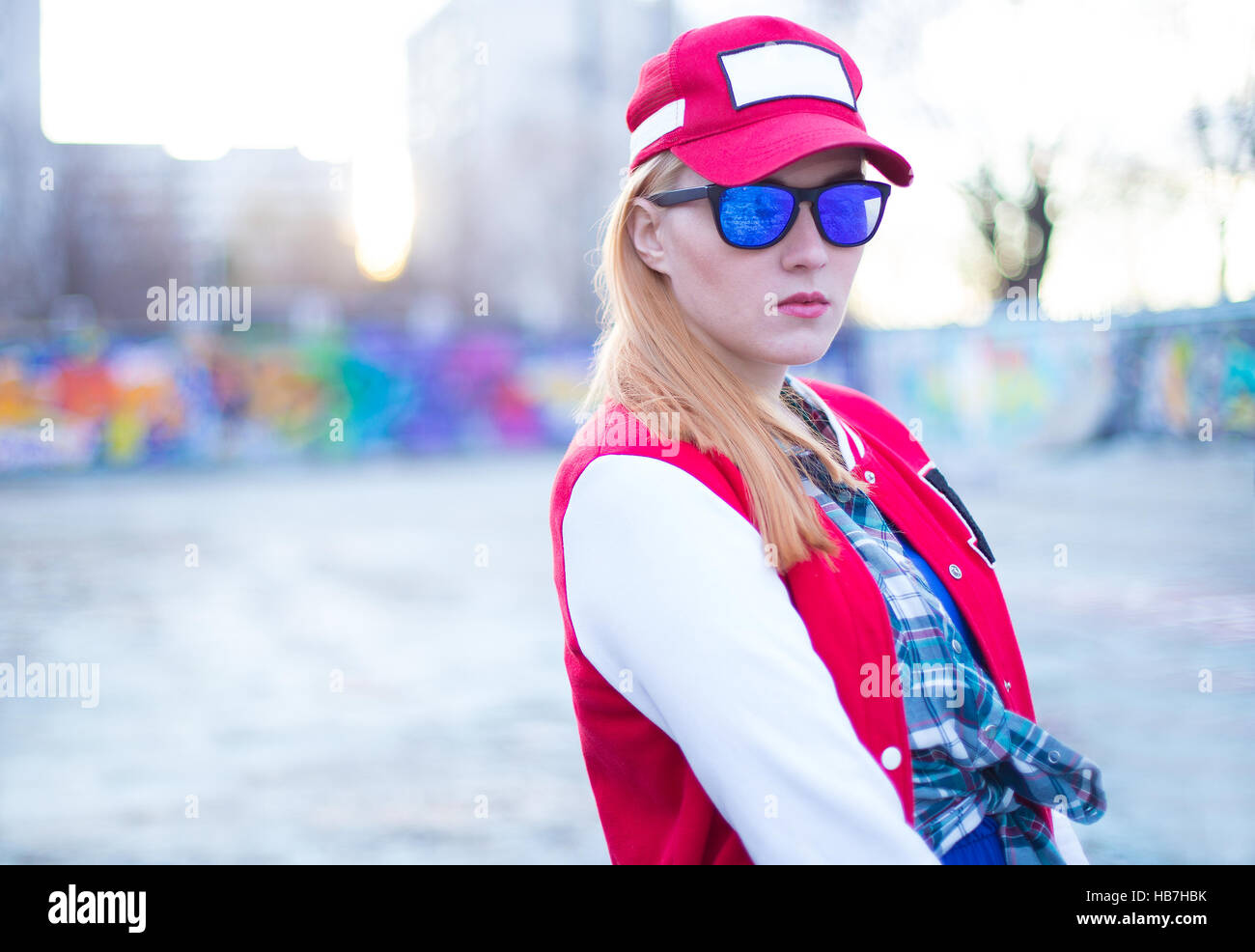 Portrait of a gorgeous young blond woman Stock Photo - Alamy