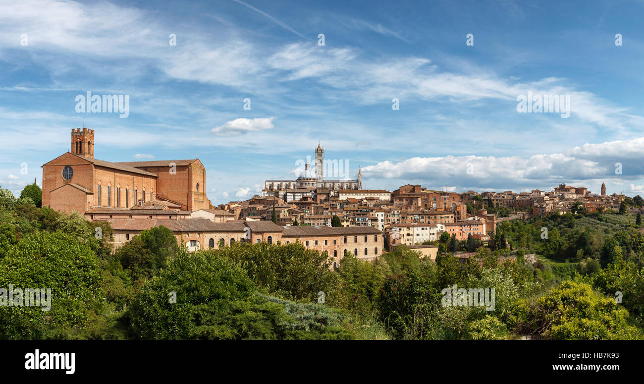 Panoramic spring view medieval hi-res stock photography and images - Alamy