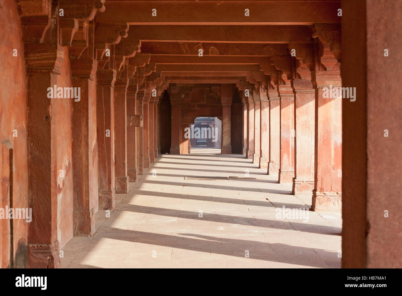 Fatehpur Sikri passageway Stock Photo
