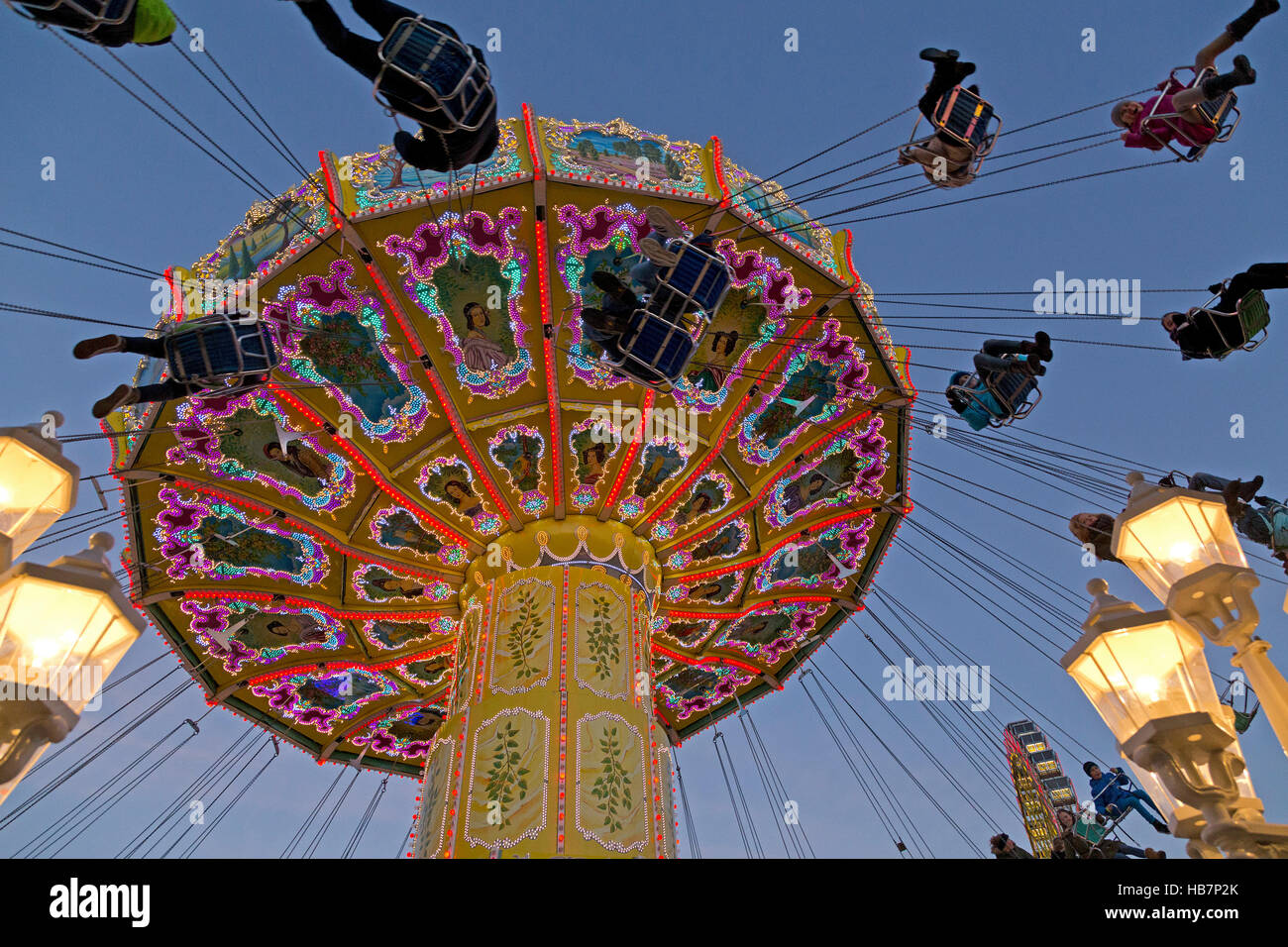 Big Swing Fun Fair Ride Stock Photos Big Swing Fun Fair