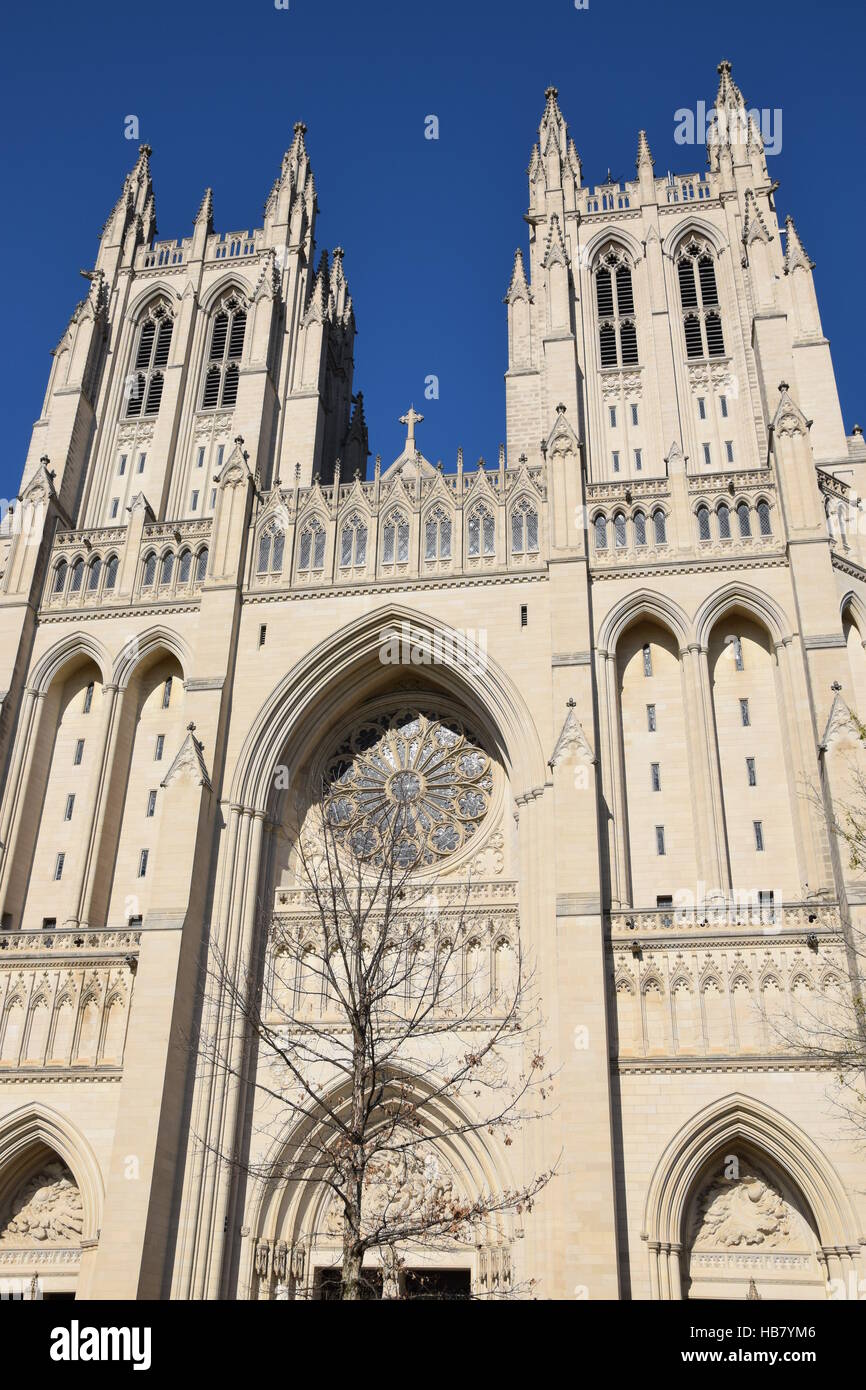 The National Cathedral in Washington, DC Stock Photo