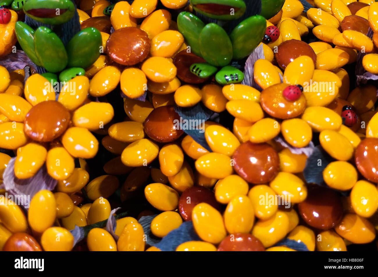 beautiful and colorful confetti facts sulmona Stock Photo