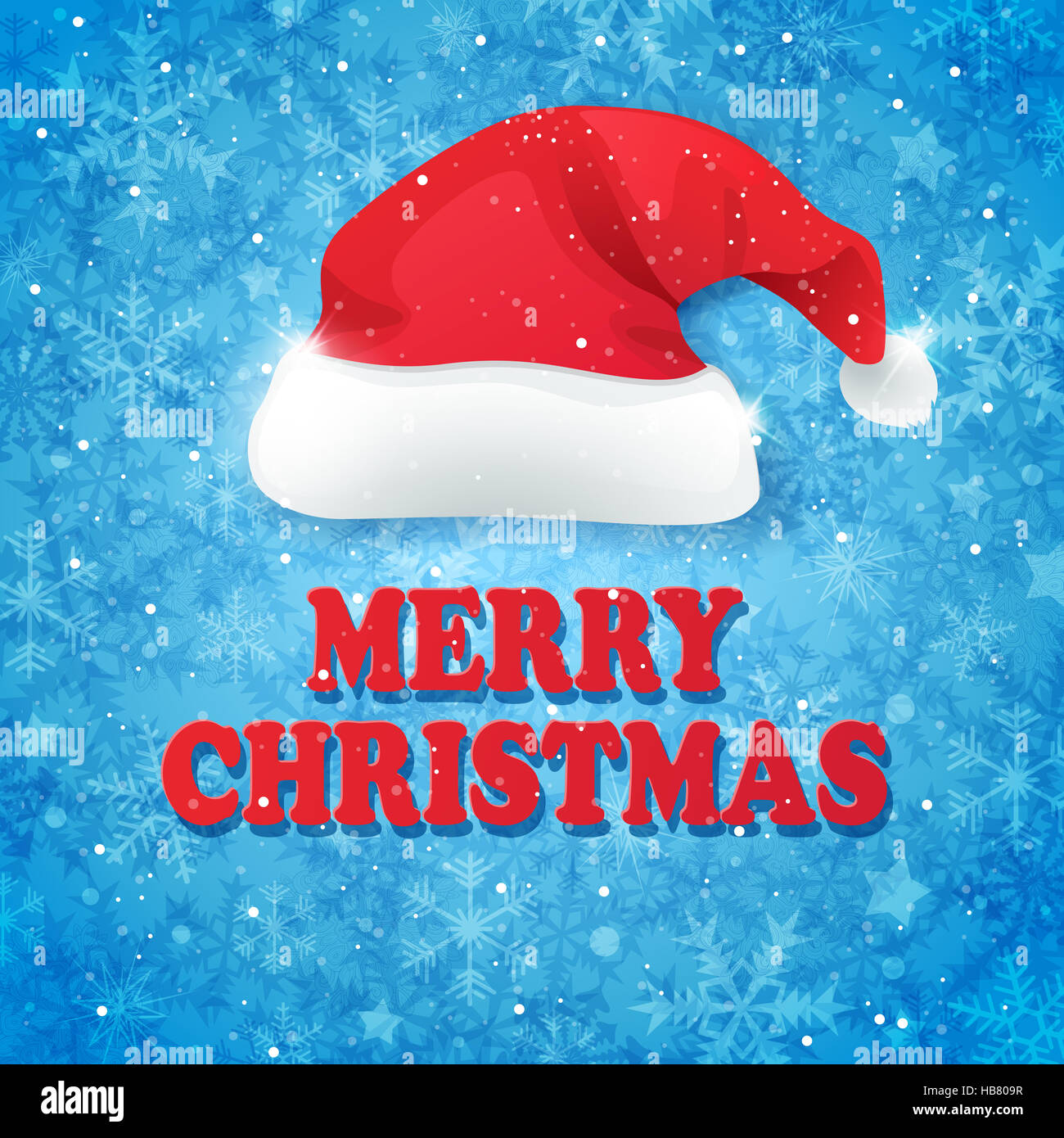Blue and red christmas card hi-res stock photography and images - Alamy