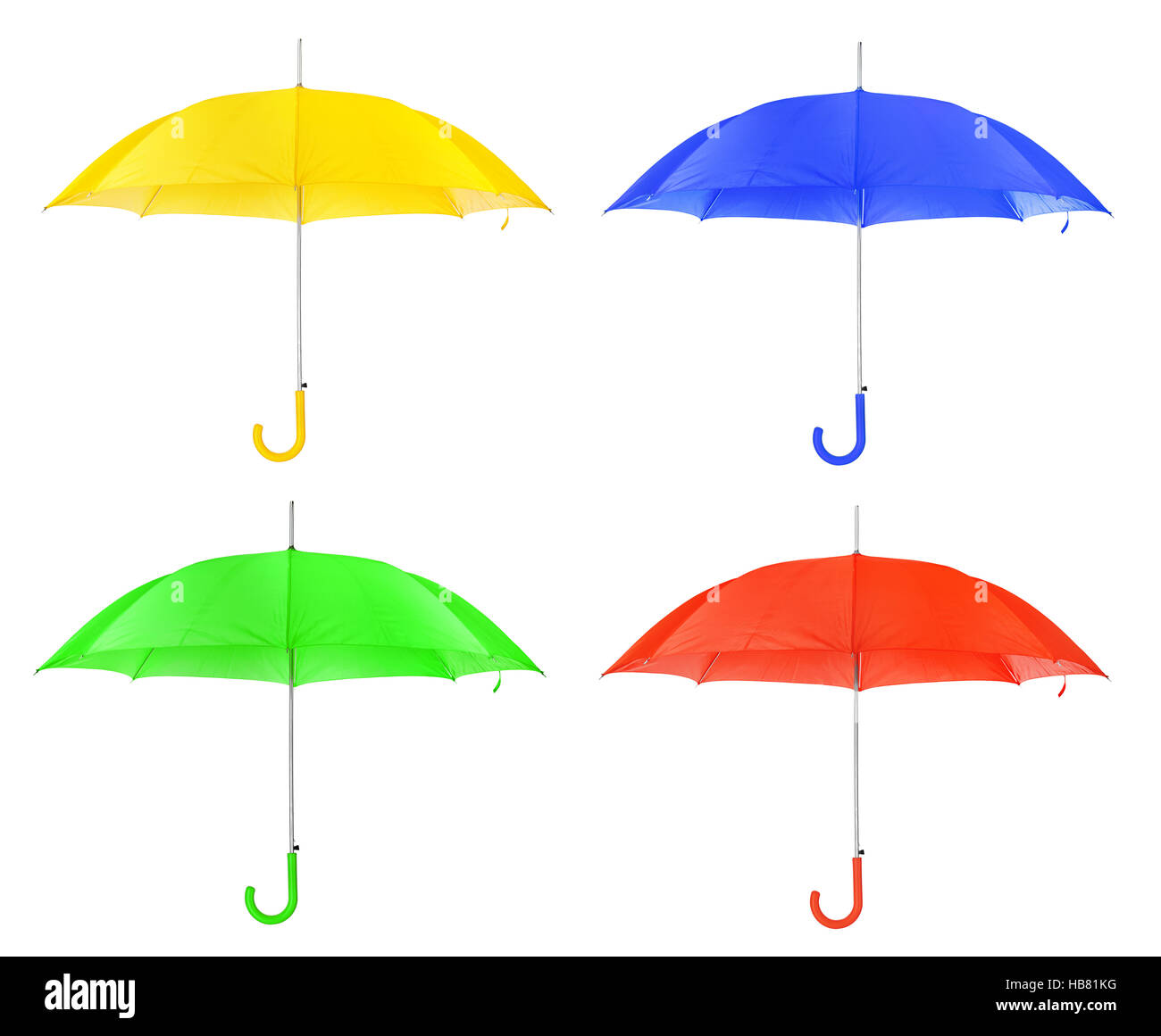 Set of umbrella Stock Photo Alamy
